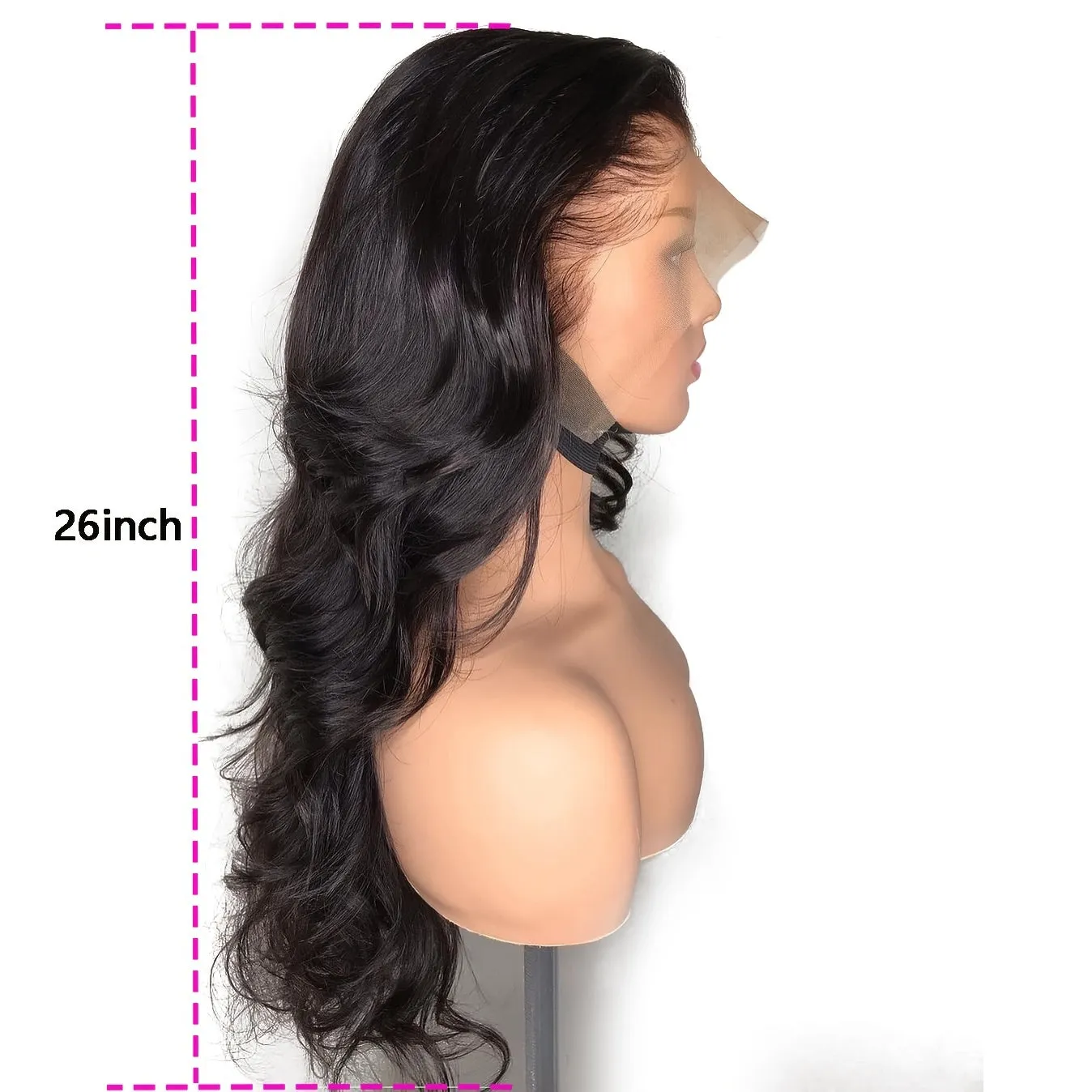 150% Density 13x4 Lace Front Human Hair Wigs Body Wave Lace Front Wig For Women Brazilian Remy Human Hair Wig