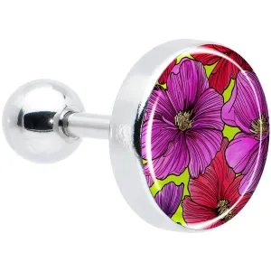 16 Gauge 1/4 Blossom Creation Tropical Floral Flowers Cartilage Earring