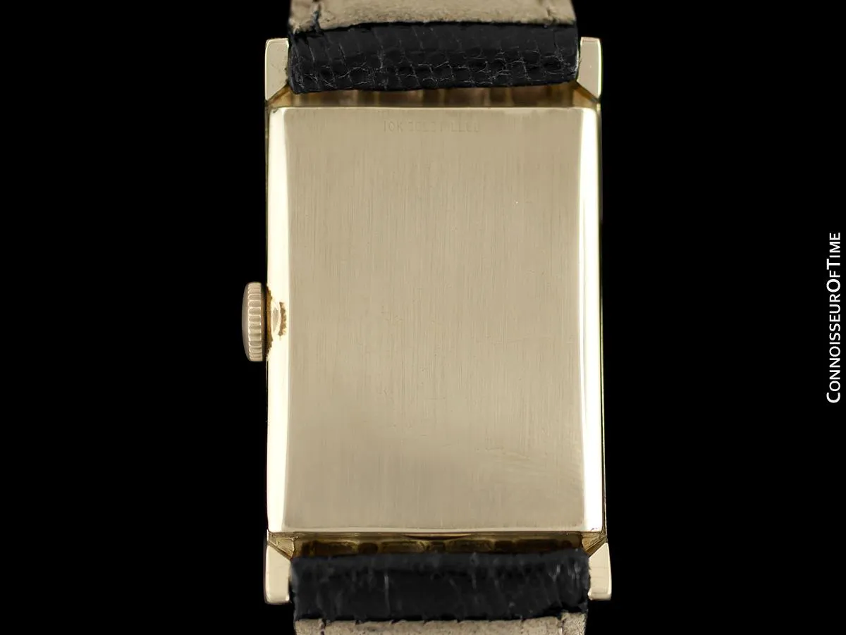 1954 LeCoultre Vintage Mens Watch with Rare Case - 10K Gold Filled