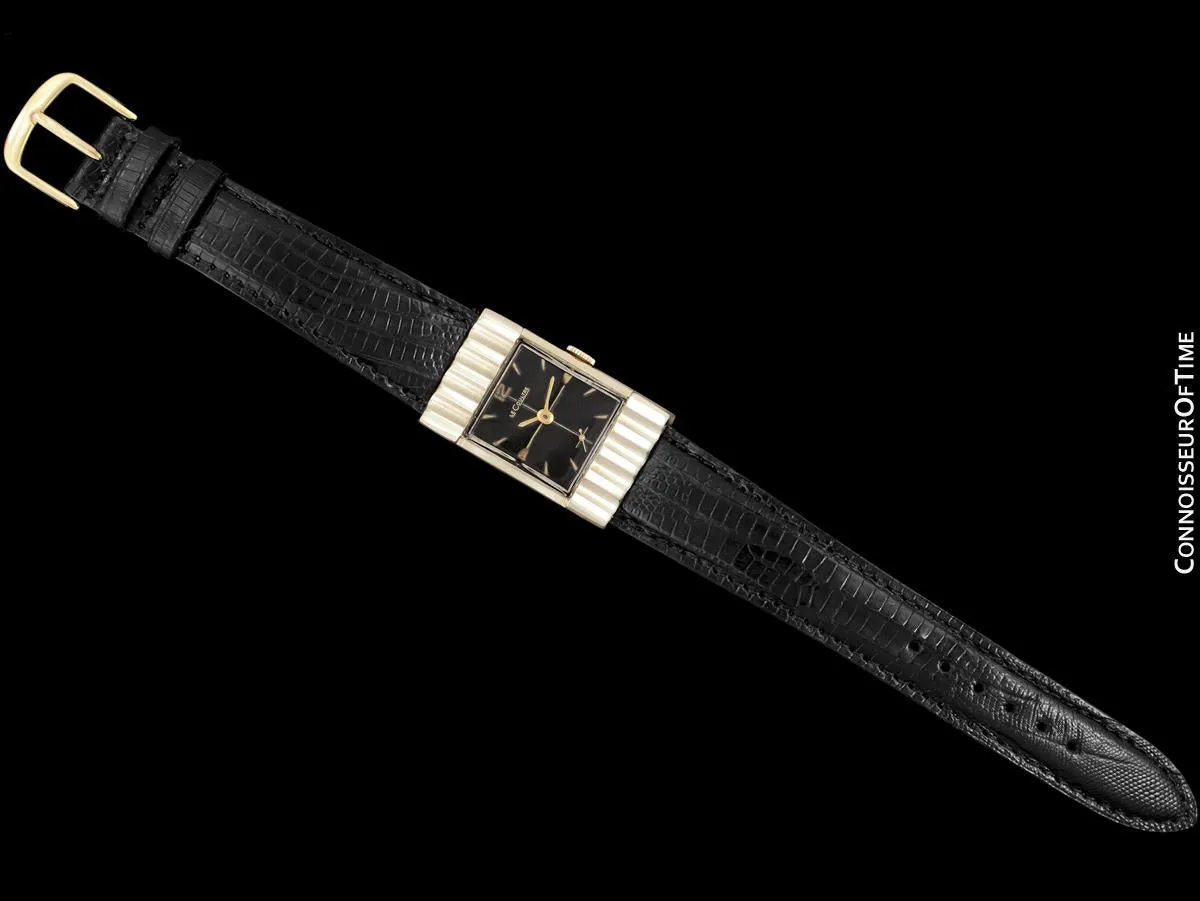 1954 LeCoultre Vintage Mens Watch with Rare Case - 10K Gold Filled