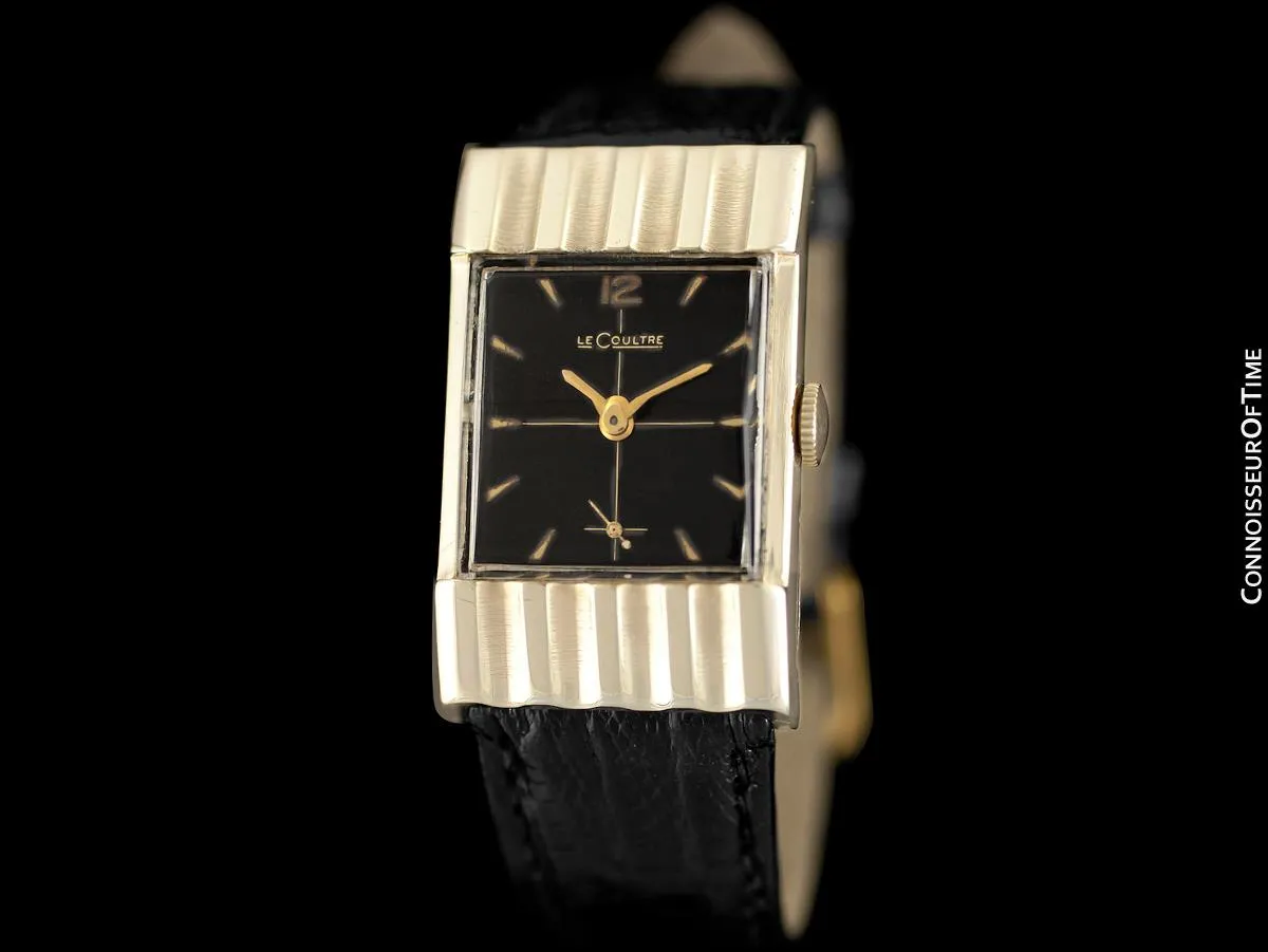 1954 LeCoultre Vintage Mens Watch with Rare Case - 10K Gold Filled