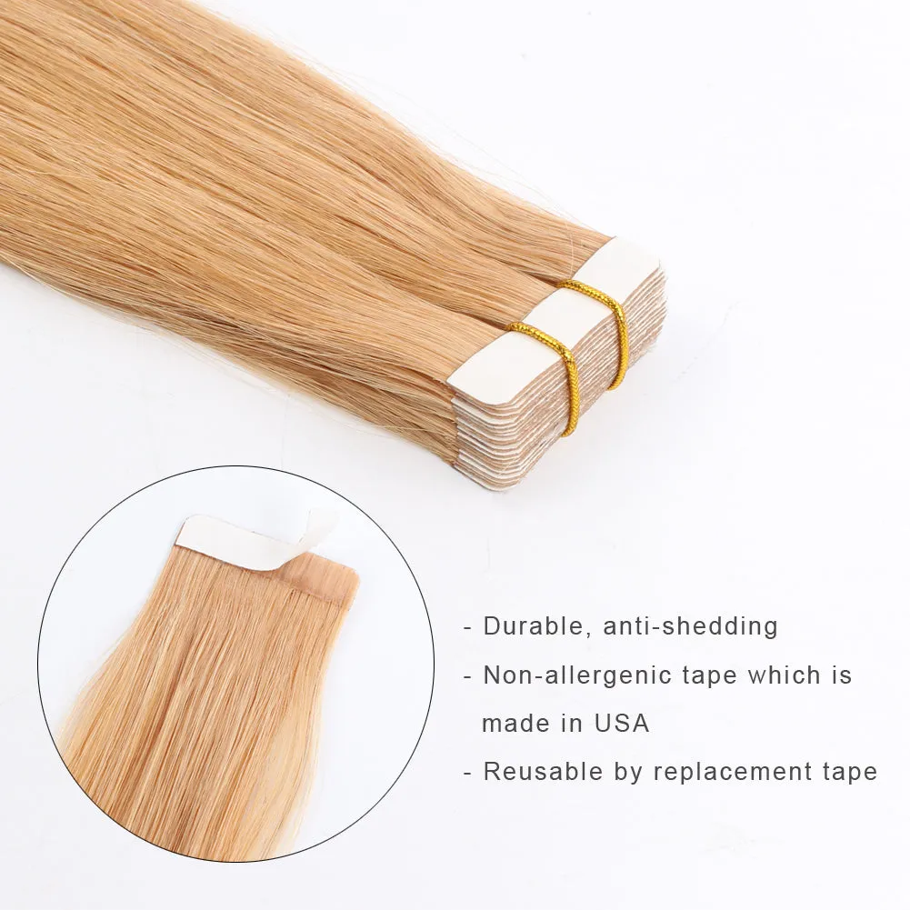 20 Inch Hair Extensions | Remy Hair Tape In Human Hair Extensions