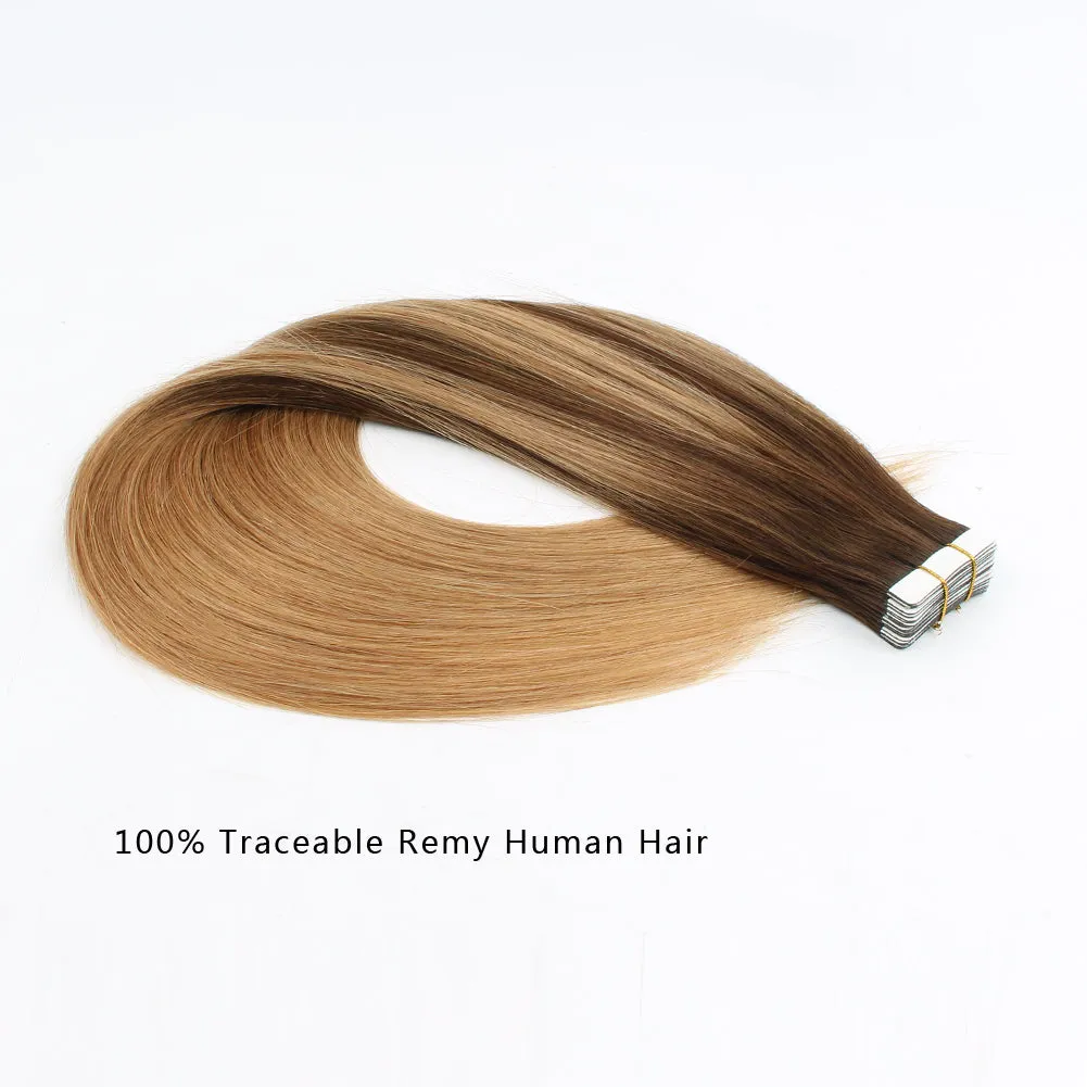 20 Inch Hair Extensions | Remy Hair Tape In Human Hair Extensions