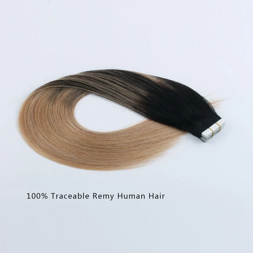 20 Inch Hair Extensions | Remy Hair Tape In Human Hair Extensions