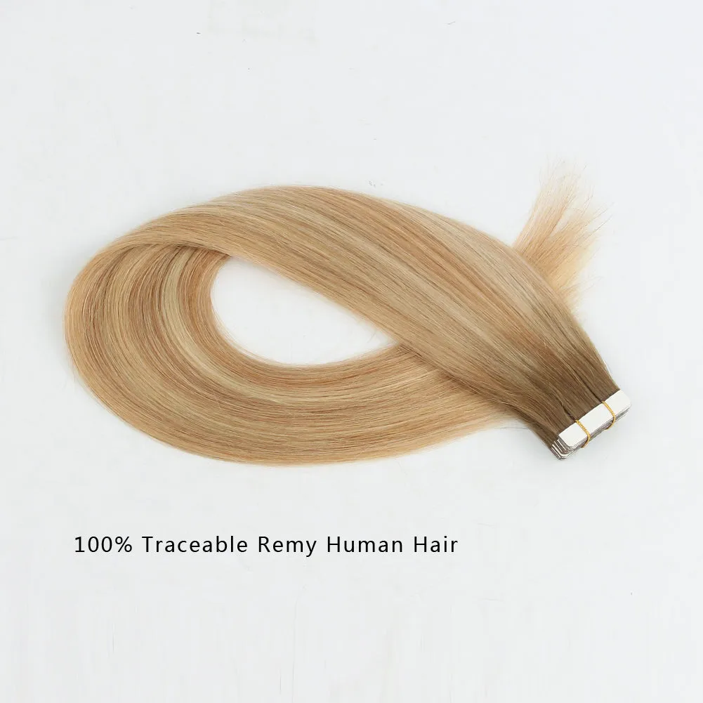 20 Inch Hair Extensions | Remy Hair Tape In Human Hair Extensions