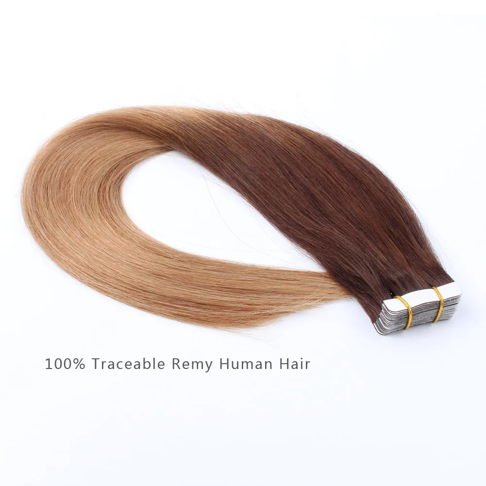 20 Inch Hair Extensions | Remy Hair Tape In Human Hair Extensions