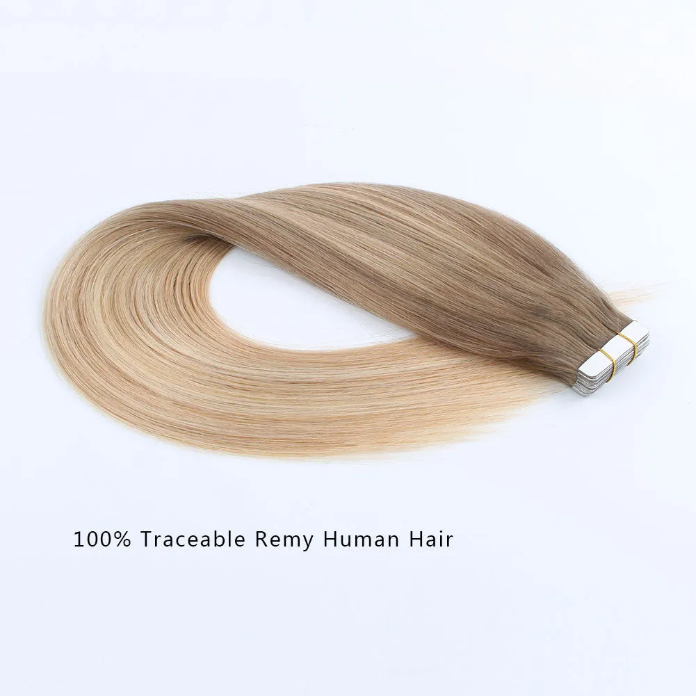 20 Inch Hair Extensions | Remy Hair Tape In Human Hair Extensions