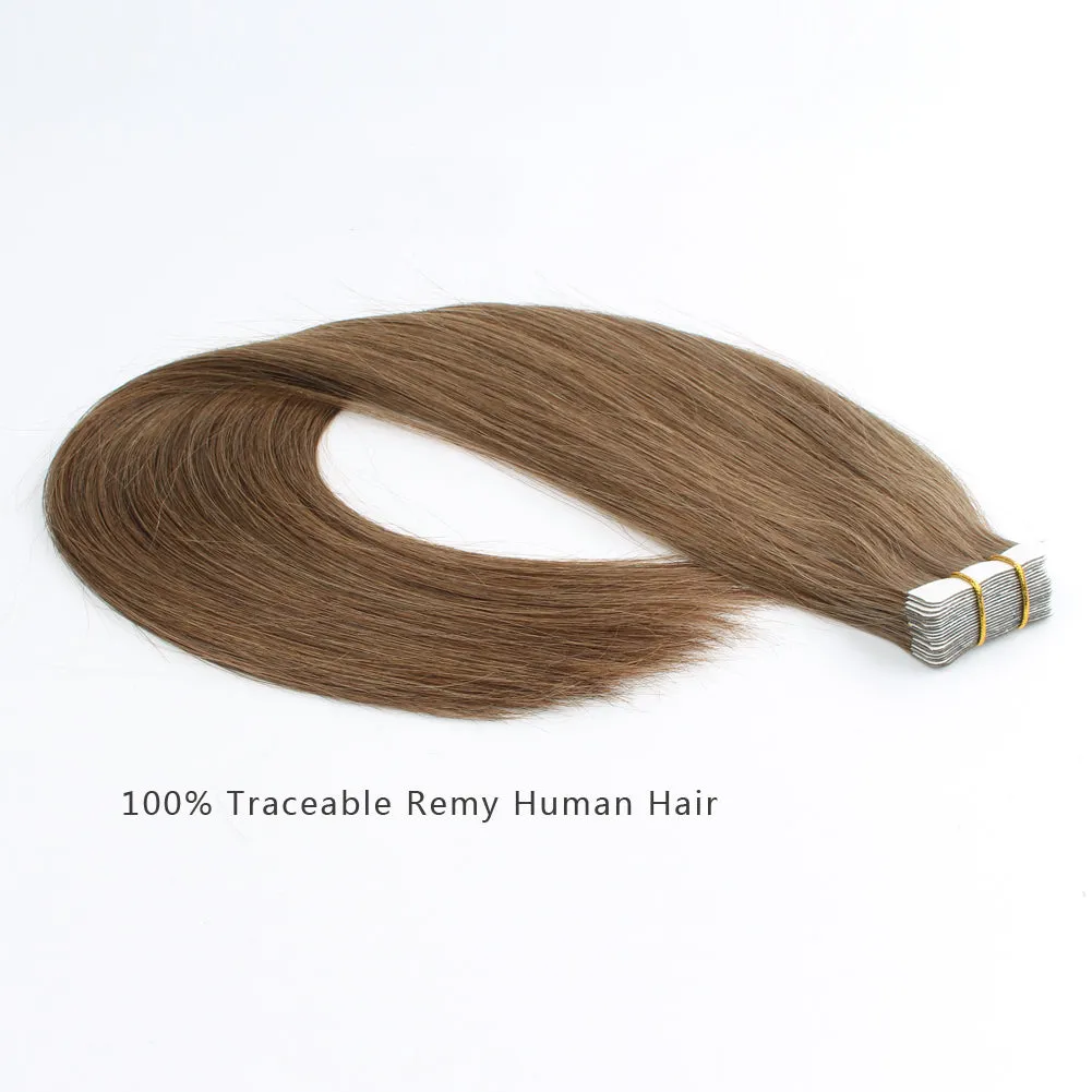20 Inch Hair Extensions | Remy Hair Tape In Human Hair Extensions
