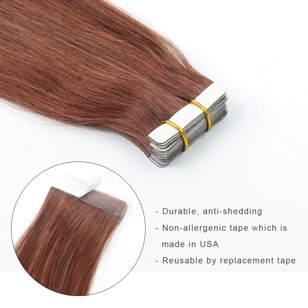 20 Inch Hair Extensions | Remy Hair Tape In Human Hair Extensions