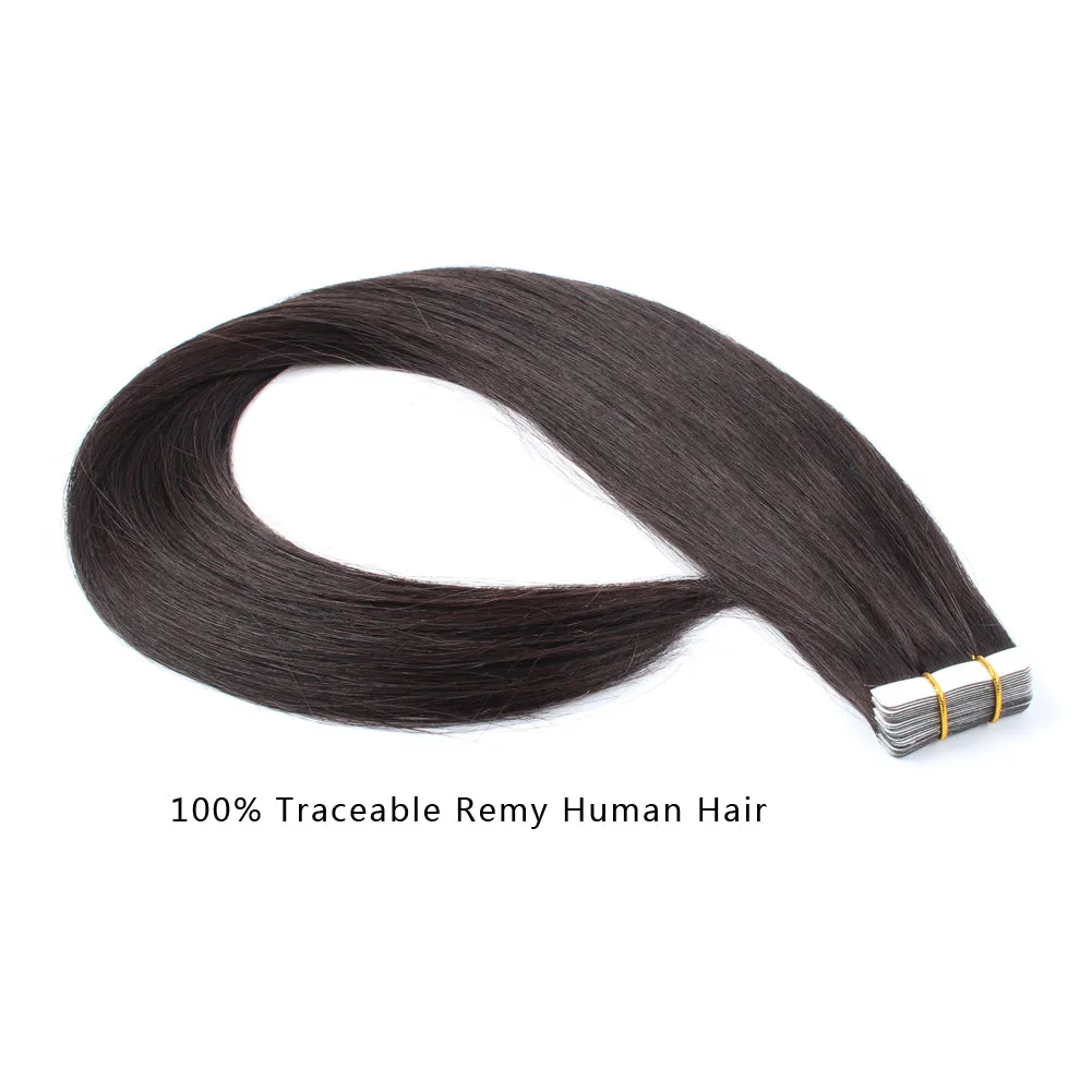 20 Inch Hair Extensions | Remy Hair Tape In Human Hair Extensions