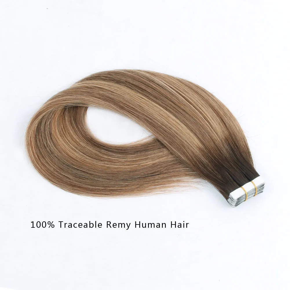 20 Inch Hair Extensions | Remy Hair Tape In Human Hair Extensions