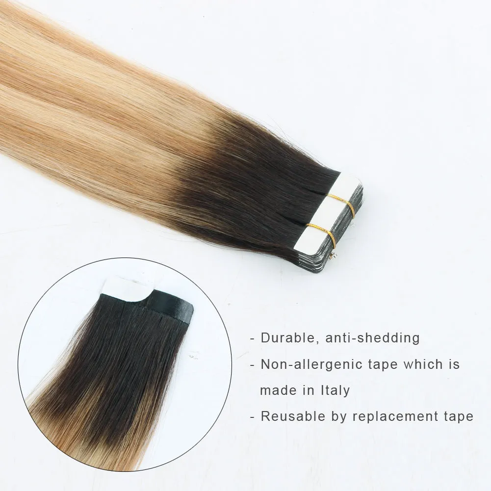 20 Inch Hair Extensions | Remy Hair Tape In Human Hair Extensions