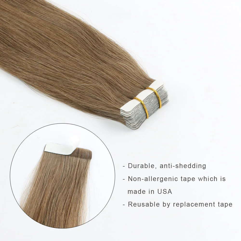 20 Inch Hair Extensions | Remy Hair Tape In Human Hair Extensions