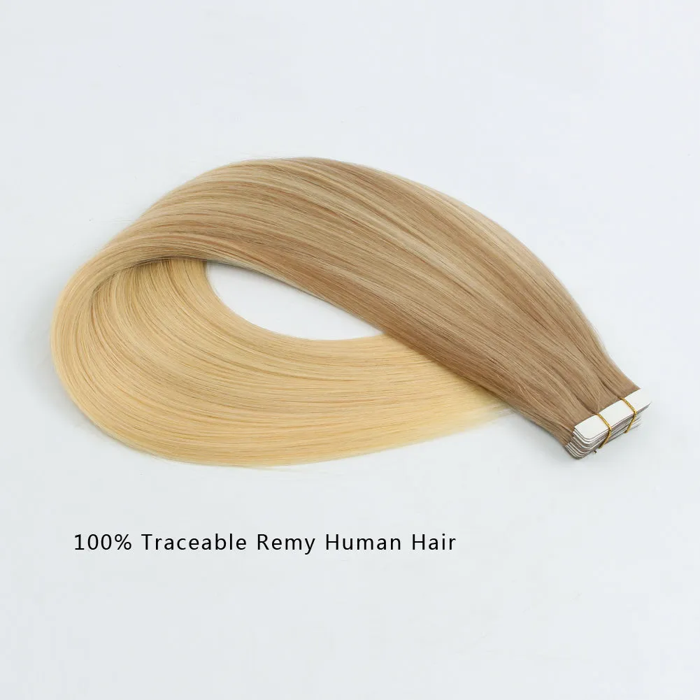 20 Inch Hair Extensions | Remy Hair Tape In Human Hair Extensions