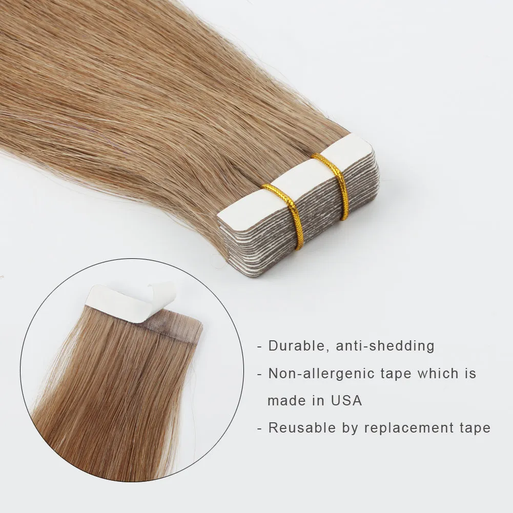 20 Inch Hair Extensions | Remy Hair Tape In Human Hair Extensions