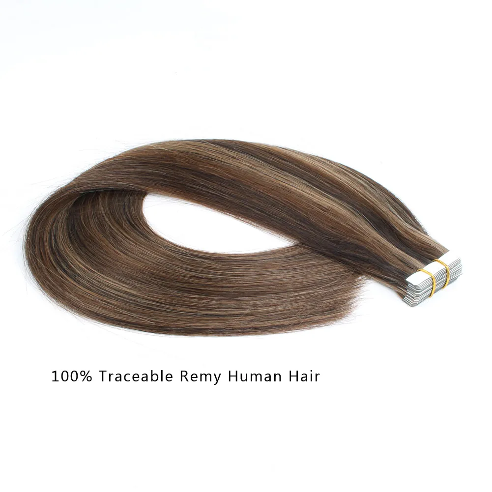20 Inch Hair Extensions | Remy Hair Tape In Human Hair Extensions