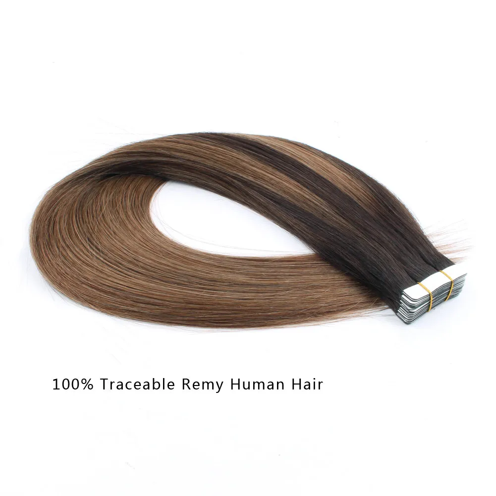20 Inch Hair Extensions | Remy Hair Tape In Human Hair Extensions