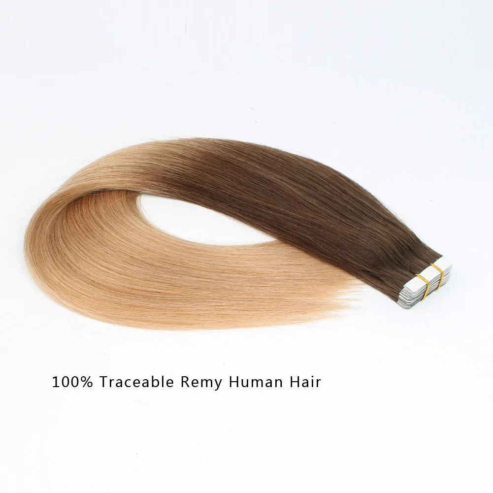 20 Inch Hair Extensions | Remy Hair Tape In Human Hair Extensions