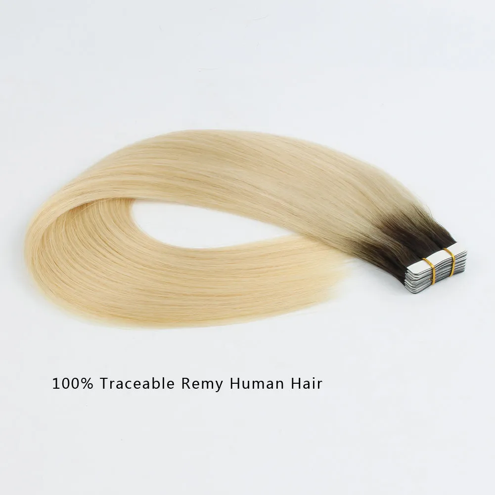 20 Inch Hair Extensions | Remy Hair Tape In Human Hair Extensions