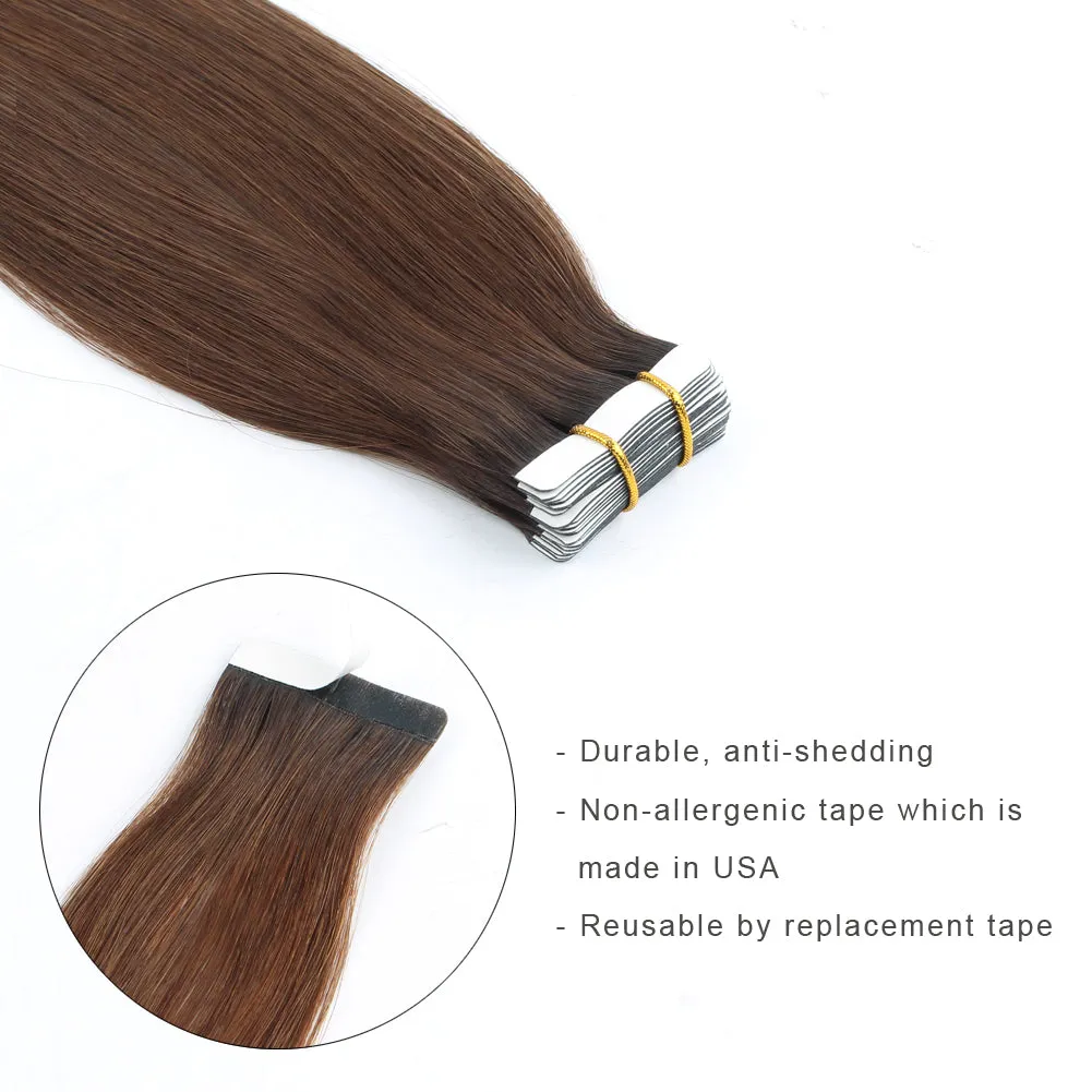 20 Inch Hair Extensions | Remy Hair Tape In Human Hair Extensions