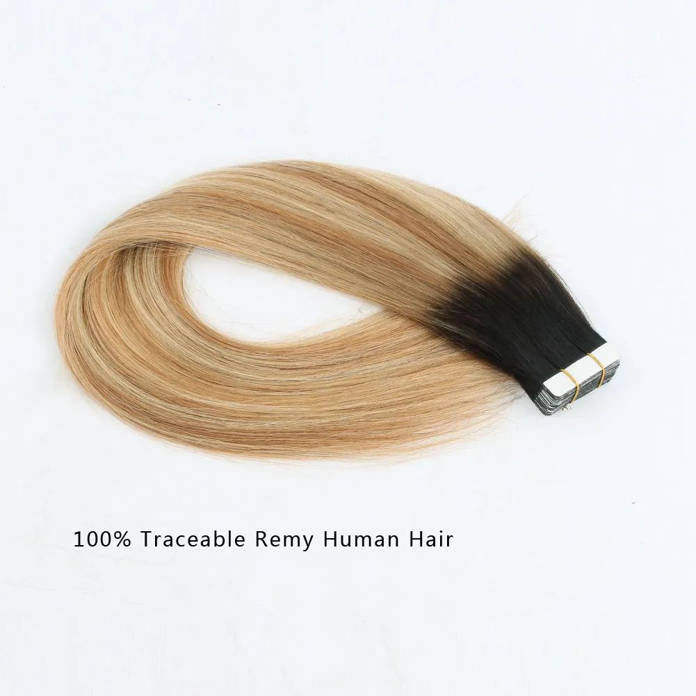 20 Inch Hair Extensions | Remy Hair Tape In Human Hair Extensions