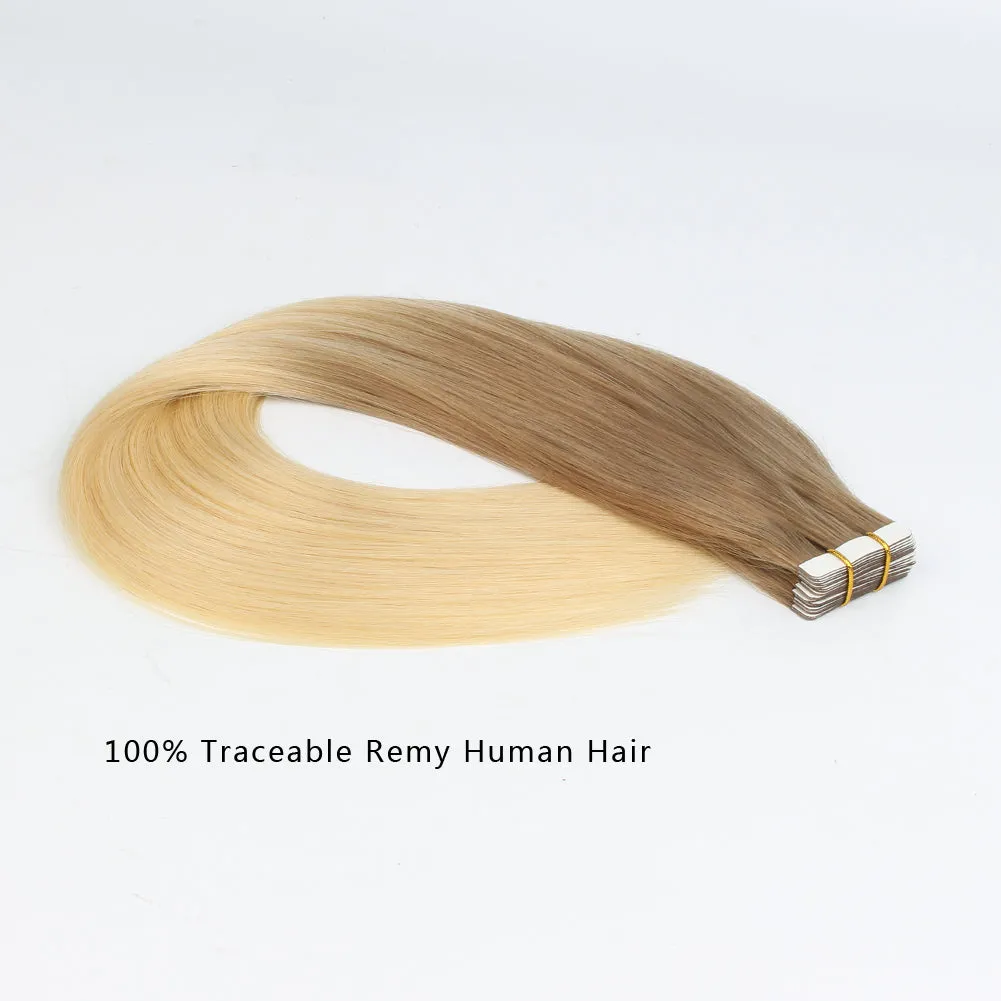 20 Inch Hair Extensions | Remy Hair Tape In Human Hair Extensions