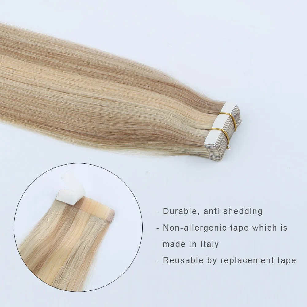 20 Inch Hair Extensions | Remy Hair Tape In Human Hair Extensions