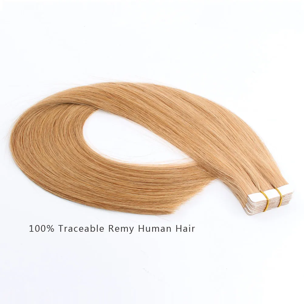 20 Inch Hair Extensions | Remy Hair Tape In Human Hair Extensions