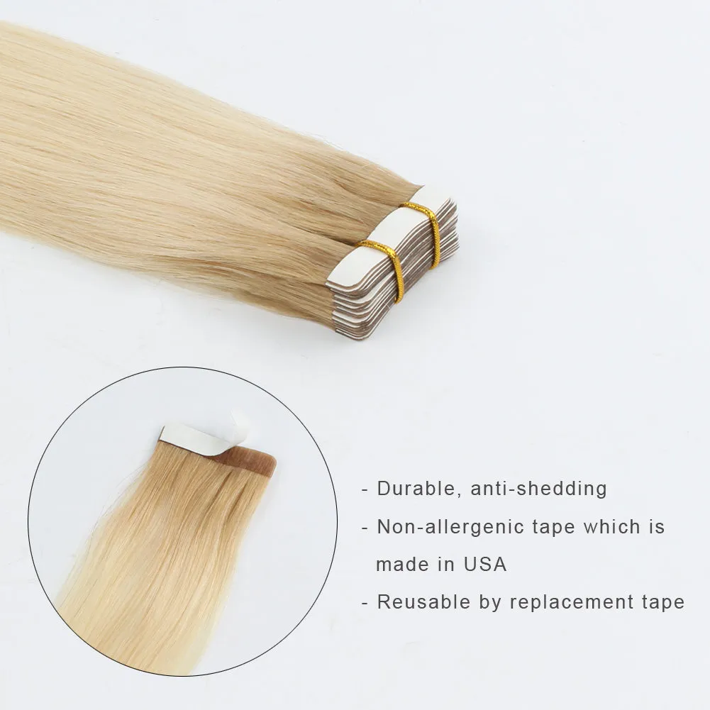 20 Inch Hair Extensions | Remy Hair Tape In Human Hair Extensions
