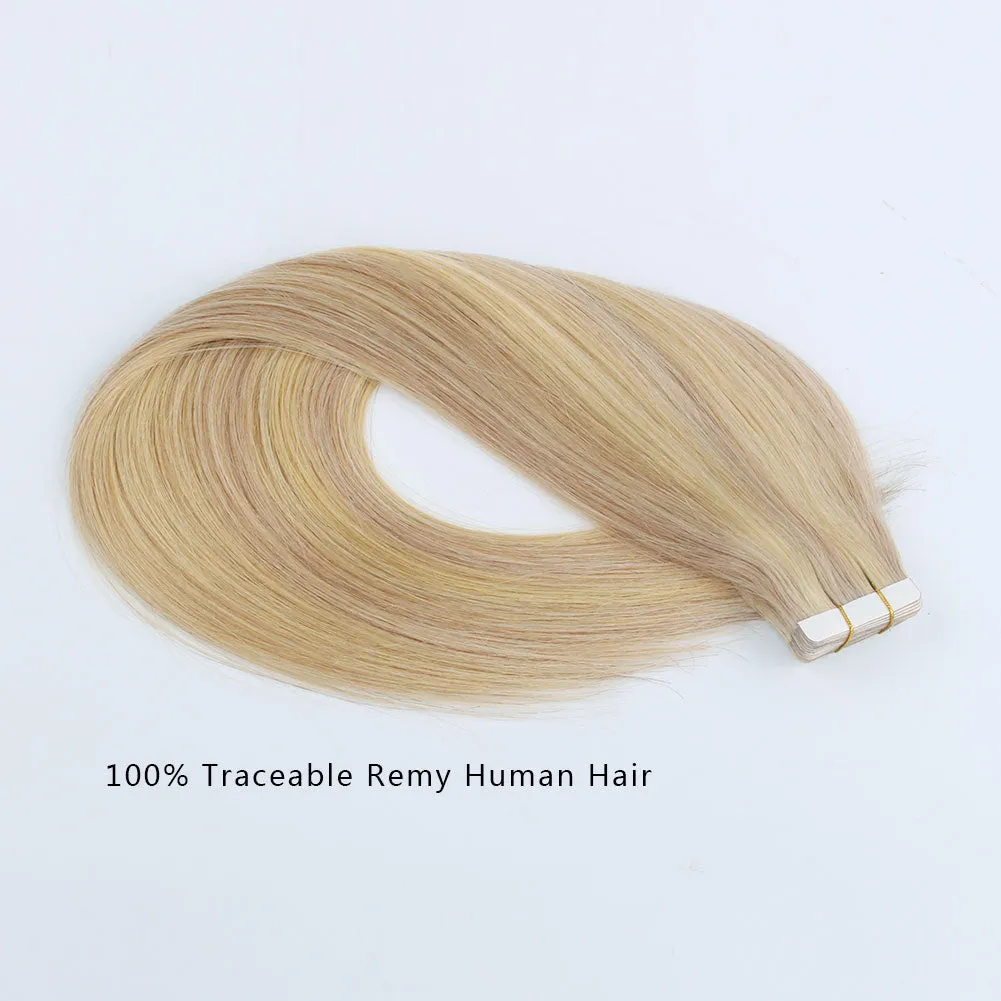 20 Inch Hair Extensions | Remy Hair Tape In Human Hair Extensions