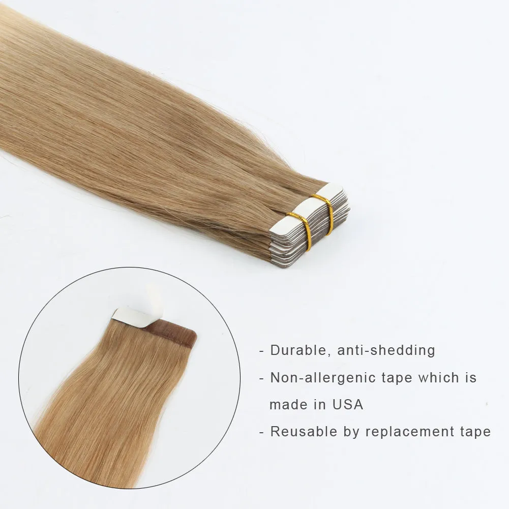 20 Inch Hair Extensions | Remy Hair Tape In Human Hair Extensions