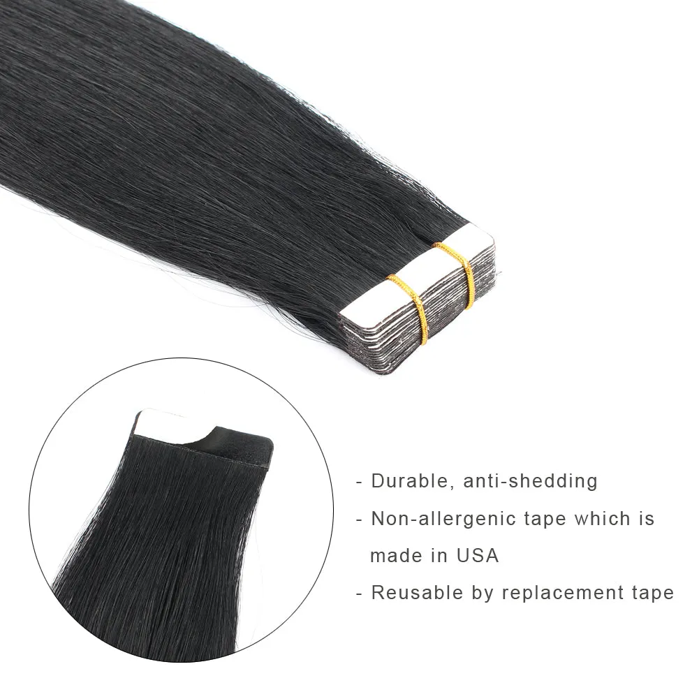 20 Inch Hair Extensions | Remy Hair Tape In Human Hair Extensions