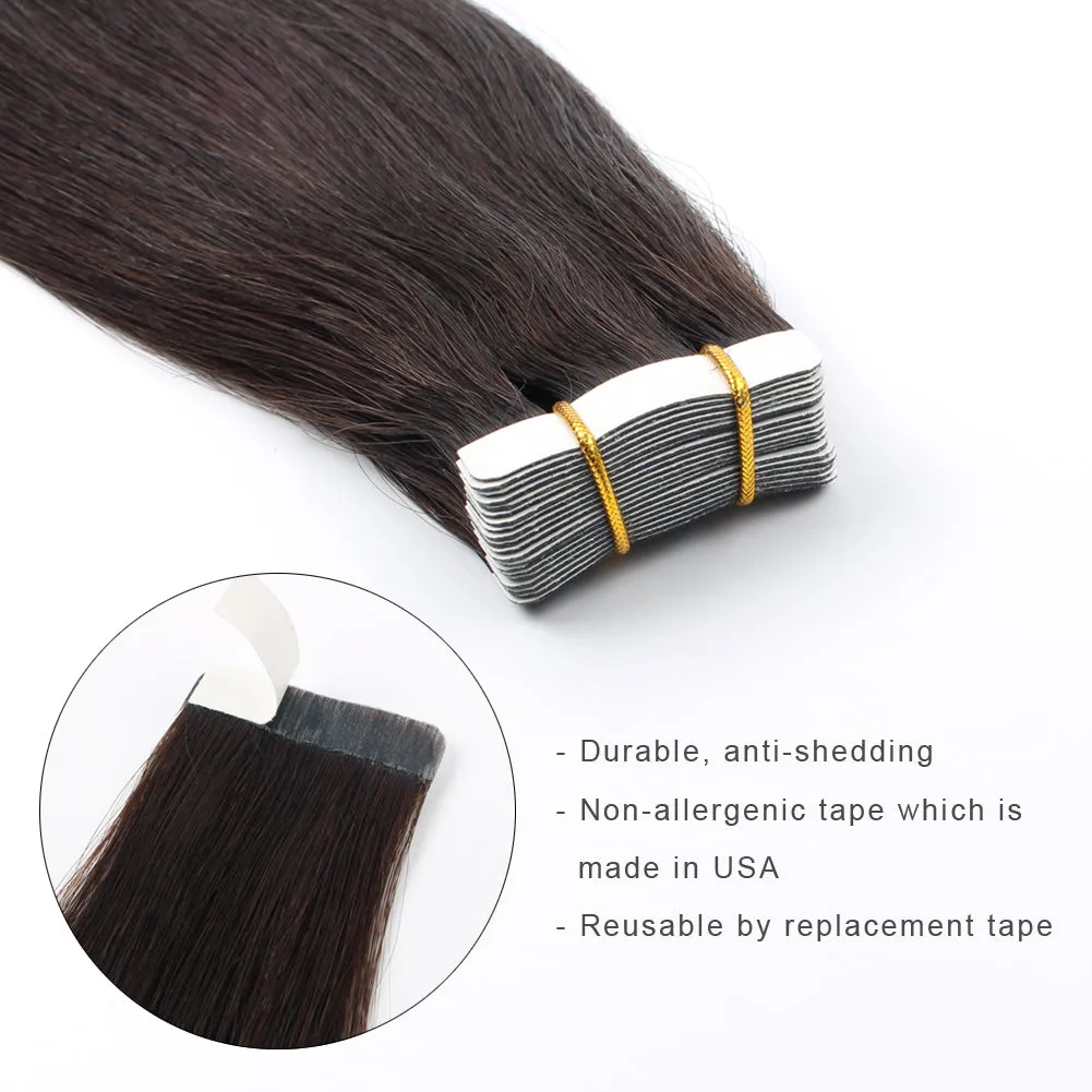 20 Inch Hair Extensions | Remy Hair Tape In Human Hair Extensions