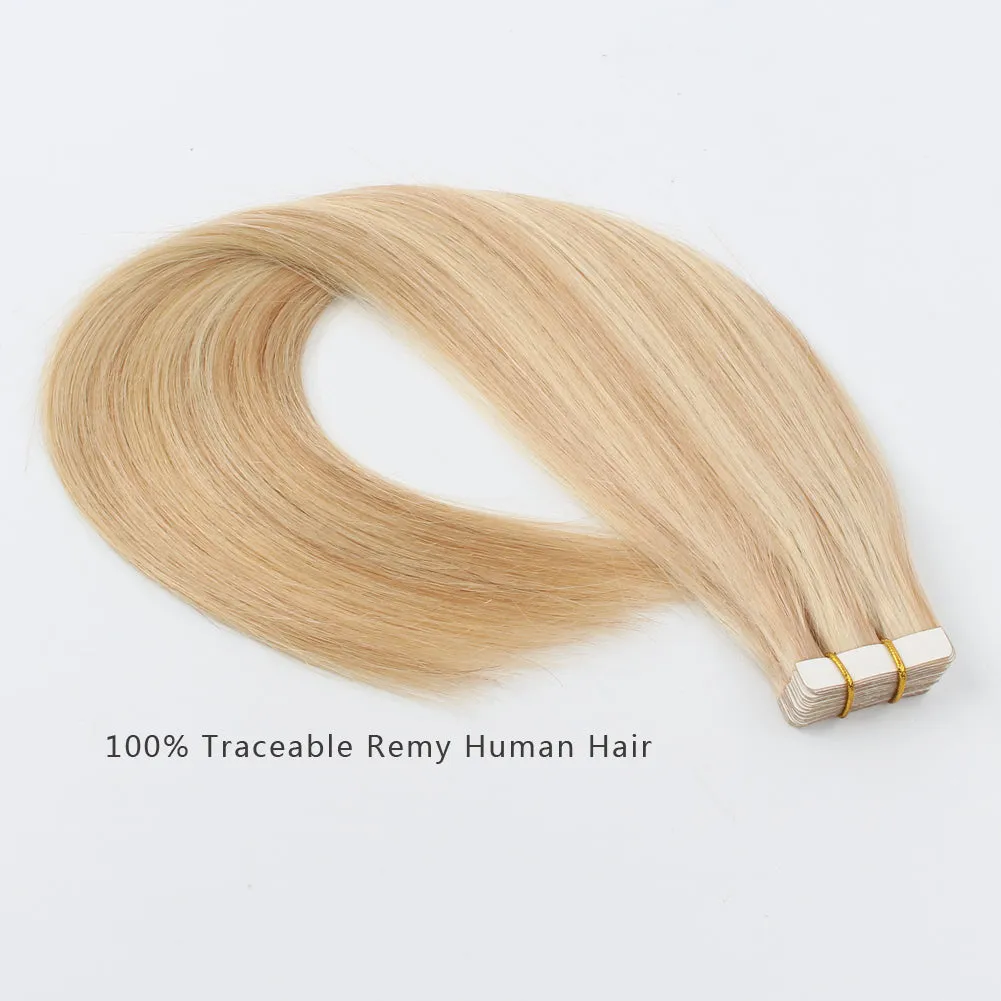 20 Inch Hair Extensions | Remy Hair Tape In Human Hair Extensions