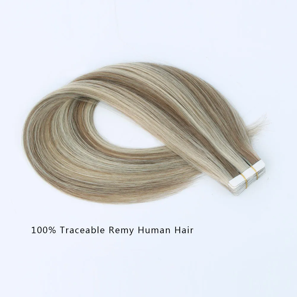 20 Inch Hair Extensions | Remy Hair Tape In Human Hair Extensions