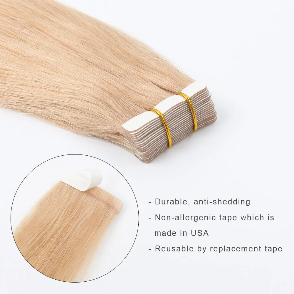 20 Inch Hair Extensions | Remy Hair Tape In Human Hair Extensions