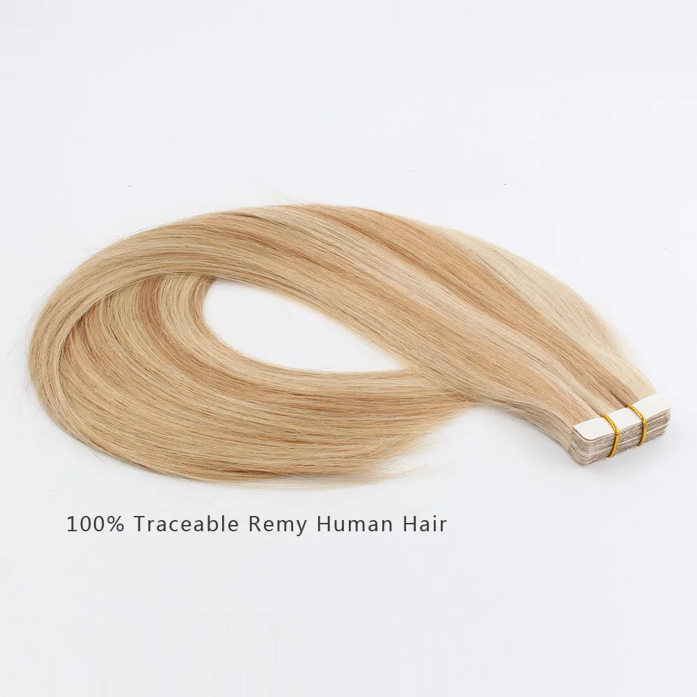 20 Inch Hair Extensions | Remy Hair Tape In Human Hair Extensions