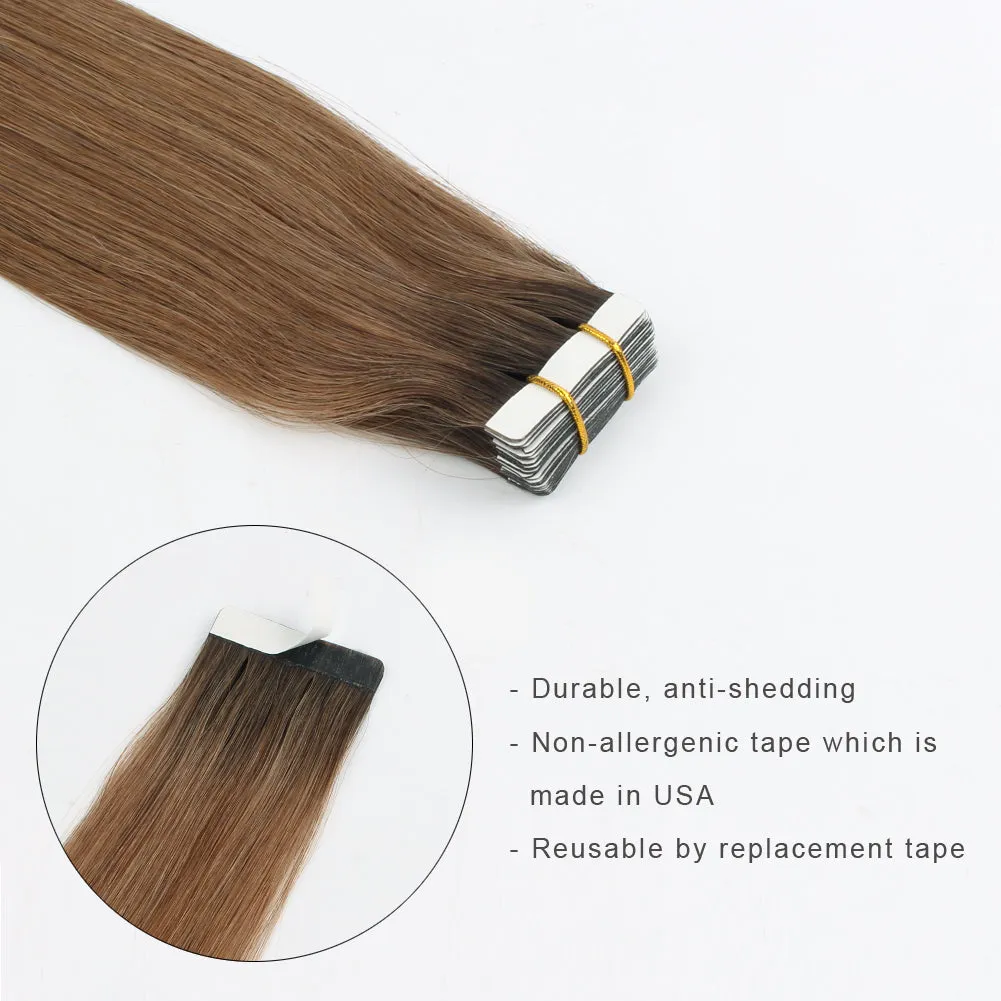 20 Inch Hair Extensions | Remy Hair Tape In Human Hair Extensions