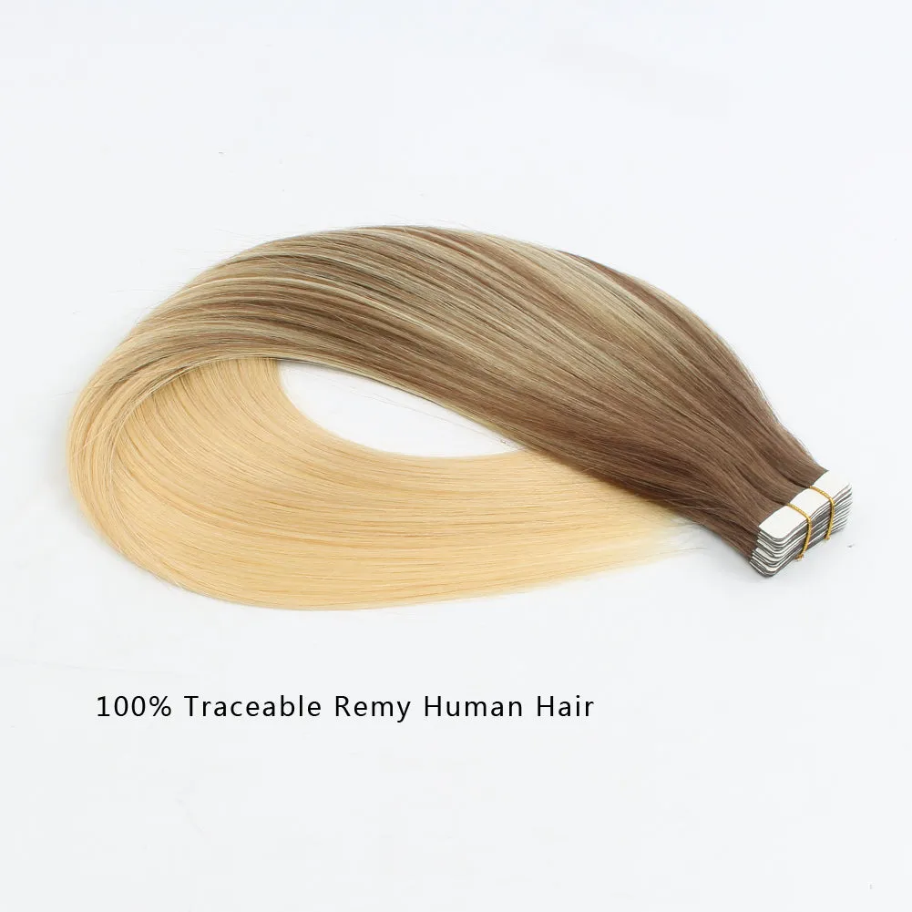 20 Inch Hair Extensions | Remy Hair Tape In Human Hair Extensions
