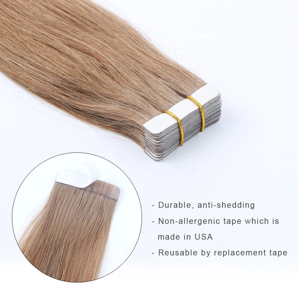 20 Inch Hair Extensions | Remy Hair Tape In Human Hair Extensions