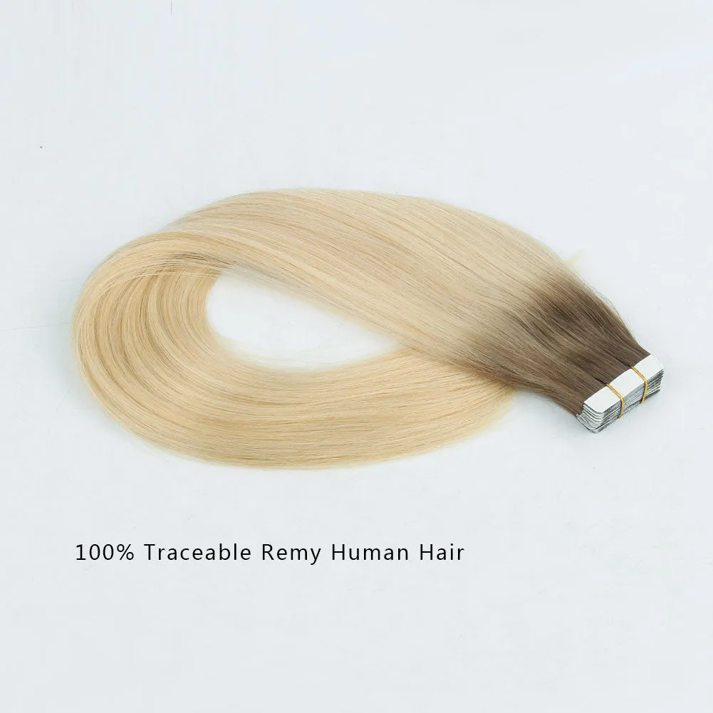 20 Inch Hair Extensions | Remy Hair Tape In Human Hair Extensions