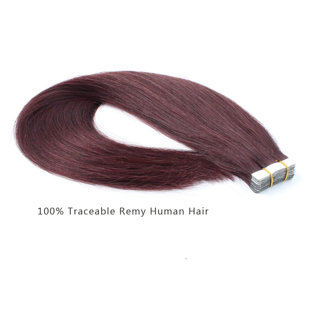 20 Inch Hair Extensions | Remy Hair Tape In Human Hair Extensions