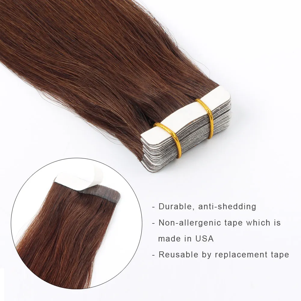 20 Inch Hair Extensions | Remy Hair Tape In Human Hair Extensions