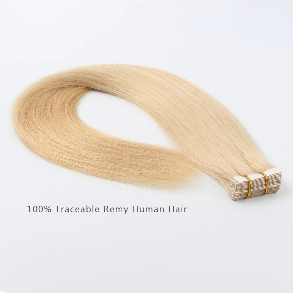 20 Inch Hair Extensions | Remy Hair Tape In Human Hair Extensions