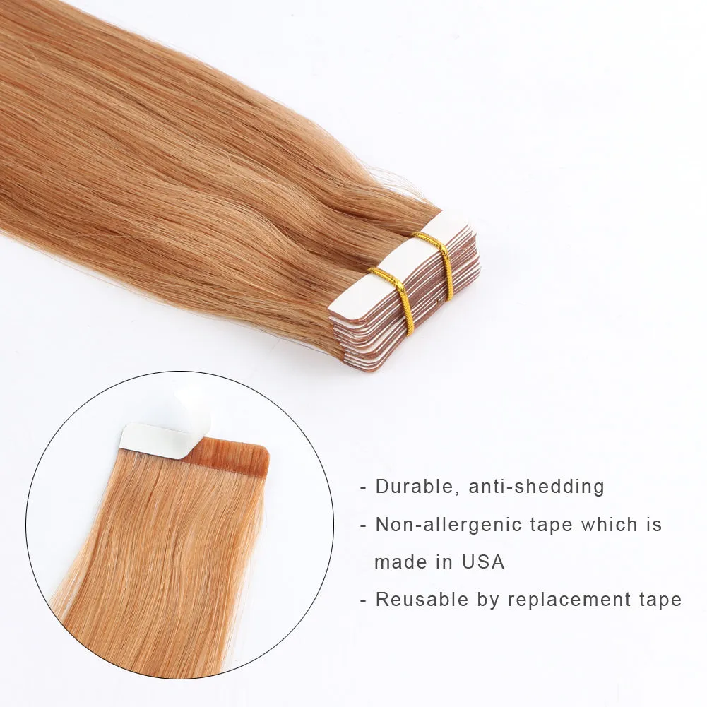 20 Inch Hair Extensions | Remy Hair Tape In Human Hair Extensions