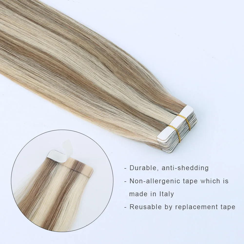 20 Inch Hair Extensions | Remy Hair Tape In Human Hair Extensions