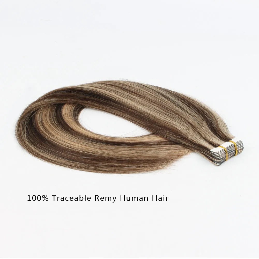 20 Inch Hair Extensions | Remy Hair Tape In Human Hair Extensions