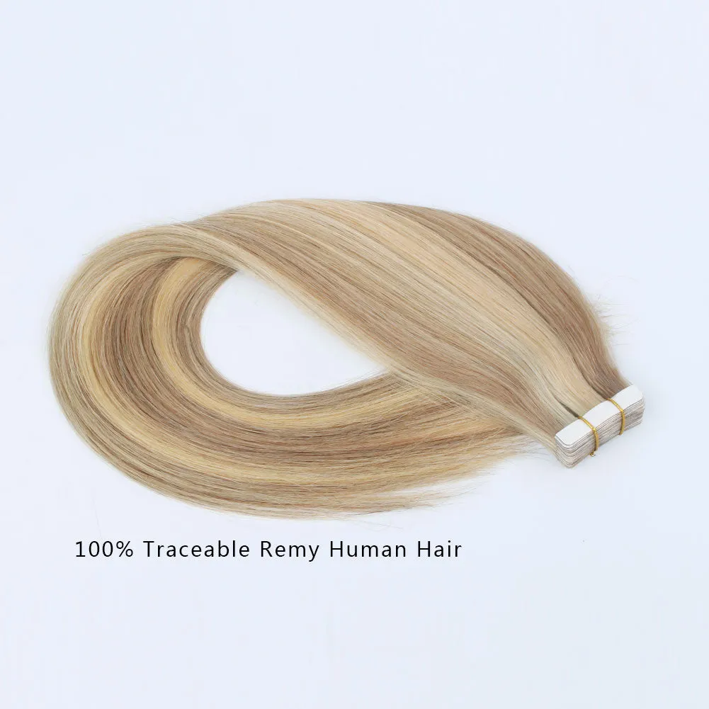 20 Inch Hair Extensions | Remy Hair Tape In Human Hair Extensions