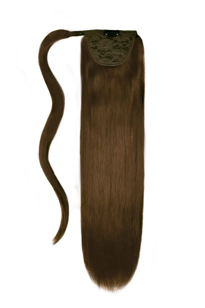 20" Classic Straight Up Wrap Around Ponytail Extension