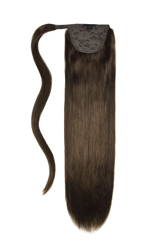 20" Classic Straight Up Wrap Around Ponytail Extension